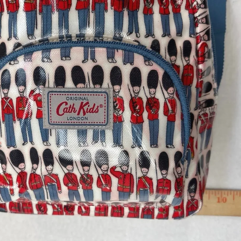 Cath Kidston Mini Vinyl Backpack London Royal Guard Soldiers Retro NWT
